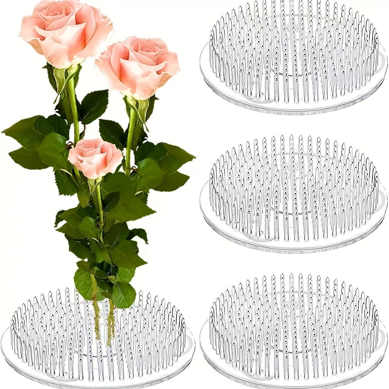 Supply For Florist - Round Ikebana Stem Holder Suction Cup
