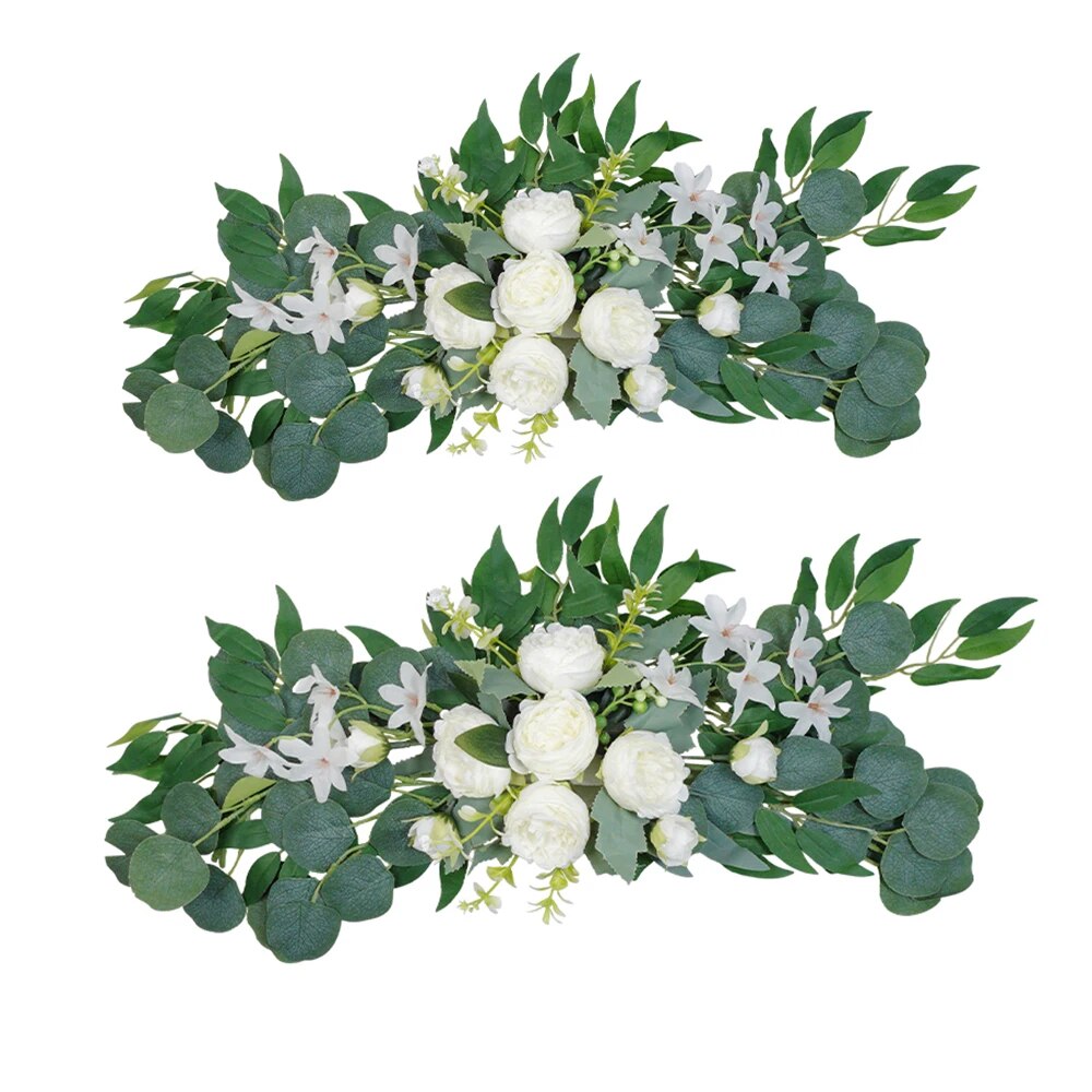 Eucalyptus Preserved - Artificial Wedding Arch Flowers Boho Red