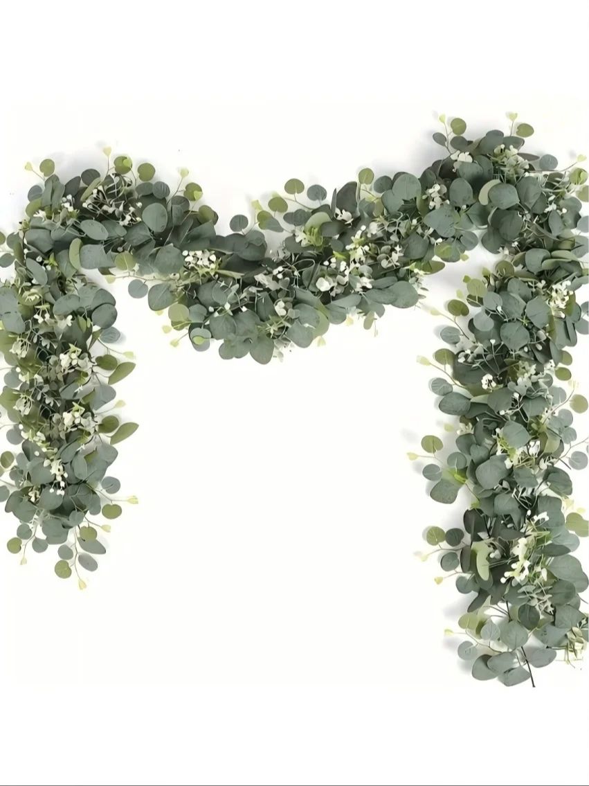 Eucalyptus Preserved - 1Pc Artificial Eucalyptus Leaves Greenery Garland
