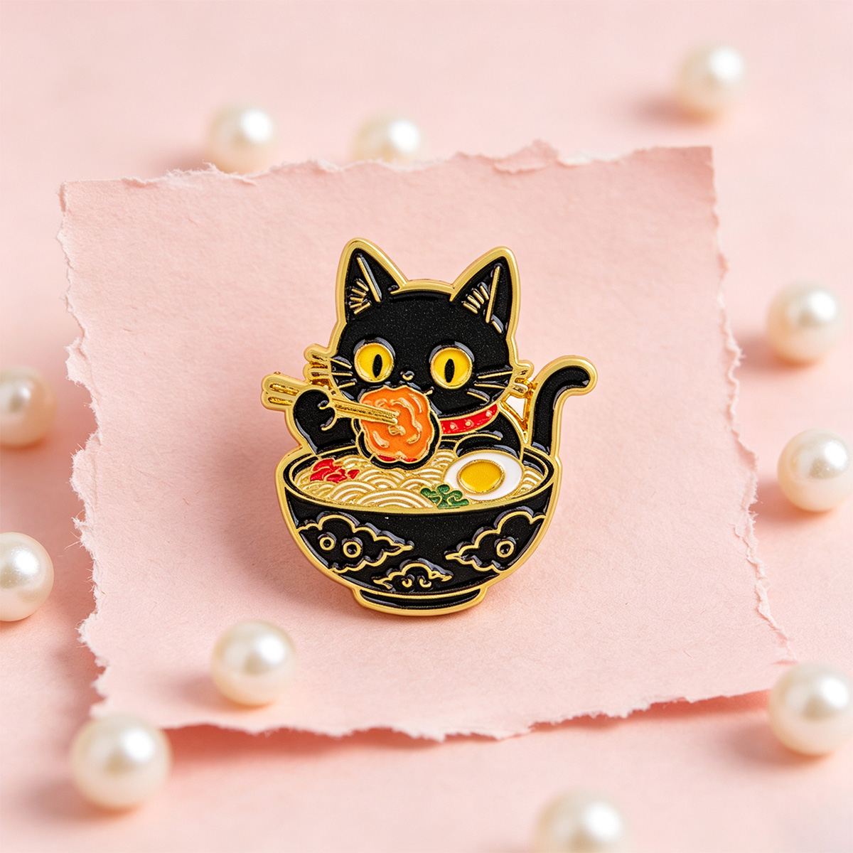 Cute Cats Enamel Pin Flower Lo - огляд і ціна Flower Frog Pin