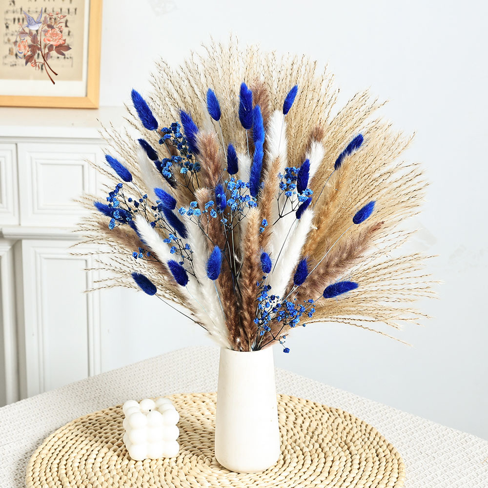 70 Stem Blue Fluffly Rabbit Ta - огляд і ціна Supply For Florist