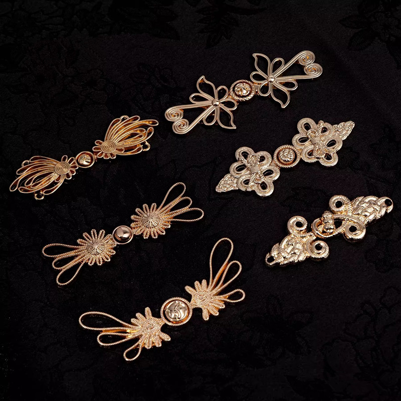 5pcs Retro Metal Button Sweate - огляд і ціна Flower Frog Pin