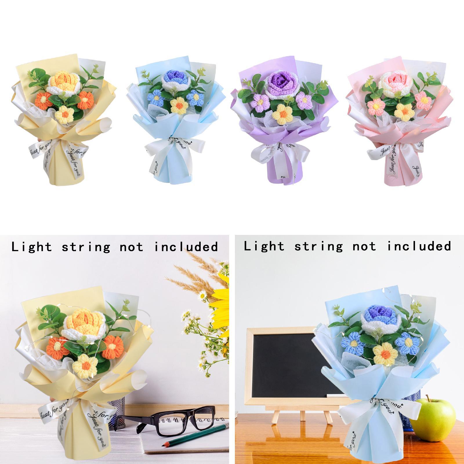 Crochet Flower Bouquet Artific - огляд і ціна Eucalyptus Preserved
