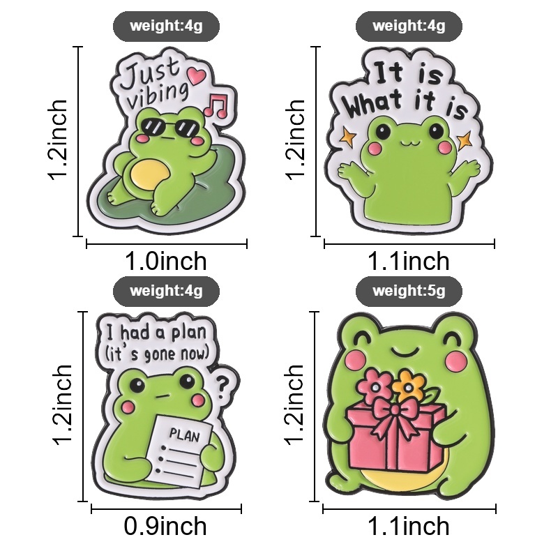 Just Vibing Cute Music Lotus F - огляд і ціна Flower Frog Pin